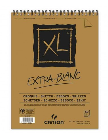 Bloc espiral A-4 XL extra-blanc CANSON