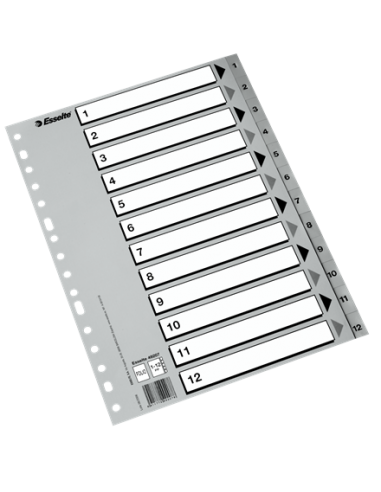 Separador numérico 1-12 Esselte