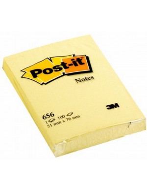 Notas adhesivas 51x76 Post-it amarillo (Bloc 100 h.)