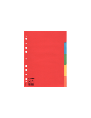 Separador A-4- 5 colores cartón Esselte