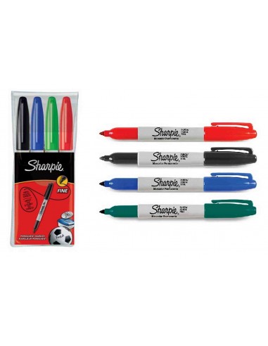 Pte. 4 rotuladores permanentes Sharpie fine