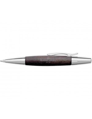 Bolígrafo e-motion cromado peral negro Faber-Castell 2