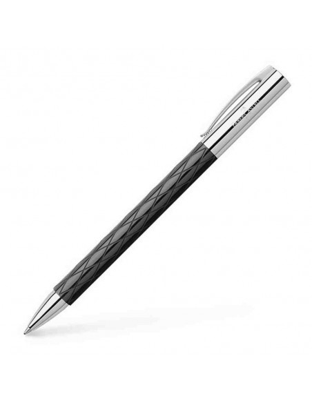 Bolígrafo AMBITION Rhombus negro Faber Castell