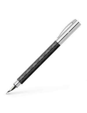 Pluma estilográfica AMBITION Rhombus negro F - Faber-Catell