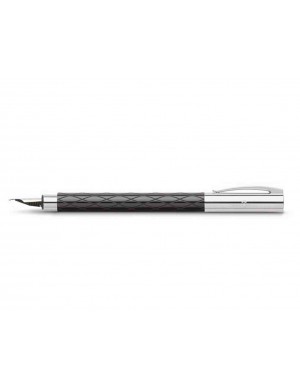 Pluma estilográfica AMBITION Rhombus negro F - Faber-Catell 2