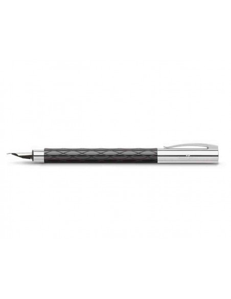 Pluma estilográfica AMBITION Rhombus negro F - Faber-Catell