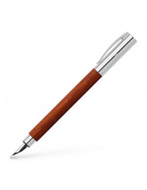 Pluma AMBITION madera de peral marrón F-Faber Castell 2