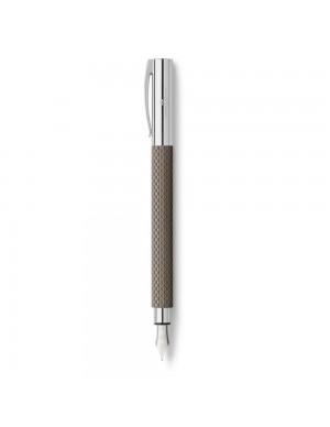 Pluma estilográfica Ambition OpArt arena oscura "M" Faber Castell 2