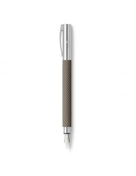 Pluma estilográfica Ambition OpArt arena oscura "M" Faber Castell