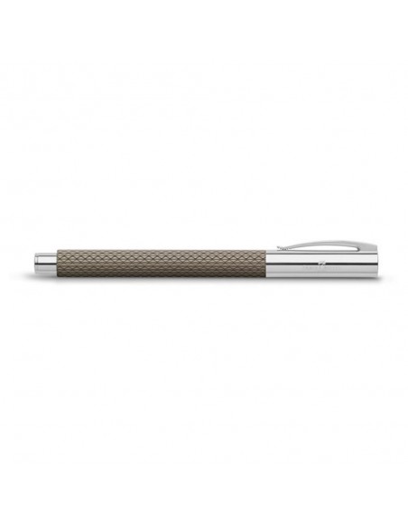 Pluma estilográfica Ambition OpArt arena oscura "M" Faber Castell