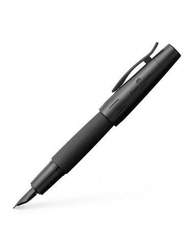 Pluma estilográfica e-motion pure black "F" Faber Castell