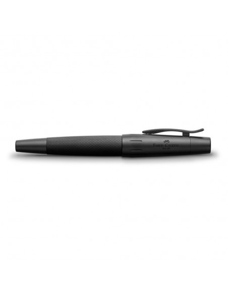 Pluma estilográfica e-motion pure black "F" Faber Castell