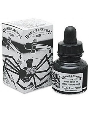 Tinta china 30 ml negra winsor&newton