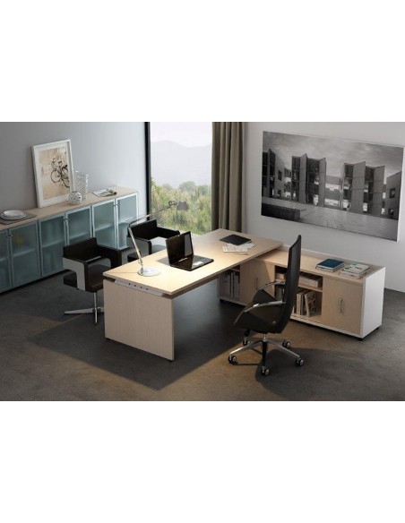 Mesa rectangular 160 x 80  serie ceres de Ismobel