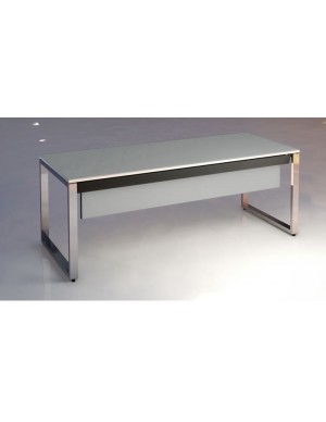 Mesa oficina rectangular cromada Oxygen de Ofitres
