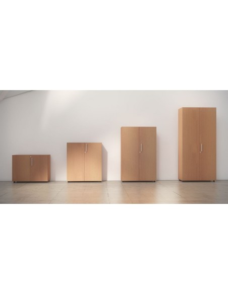 Armario alto con puertas 195x90x45 de Ofitres