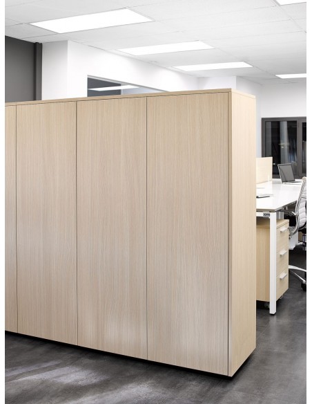 Armario alto con puertas 195x90x45 de Ofitres