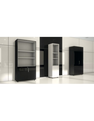 Armario tendencia alto puertas bajas 195x45x90 de Ofitres
