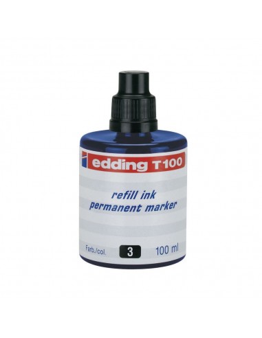 Bote tinta Edding T100 para rellenar  rotuladores permanentess