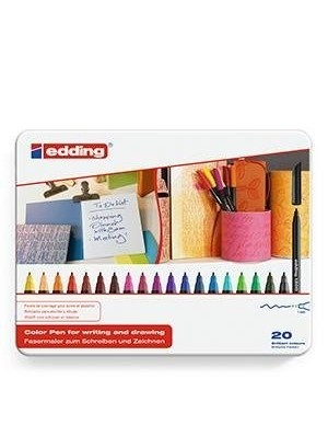 Estuche 20 colores edding 1200