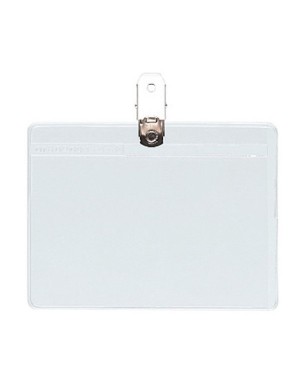 Portadistintivo Pvc flexible apaisado 57 x 95 sin pinza grafoplas 09081000