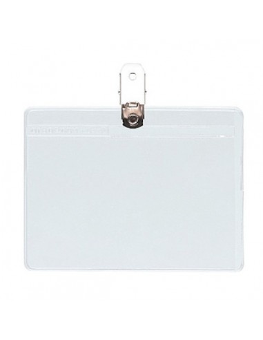 Portadistintivo Pvc flexible apaisado 57 x 95 sin pinza grafoplas 09081000