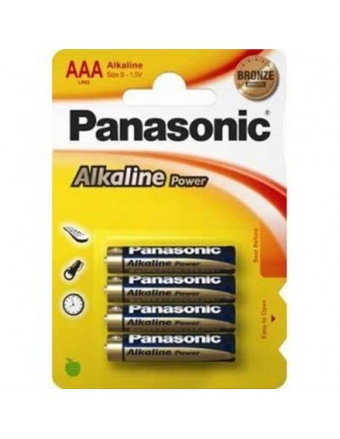 Pte. 4 pilas alcalinas Panasonic LR03-AAA