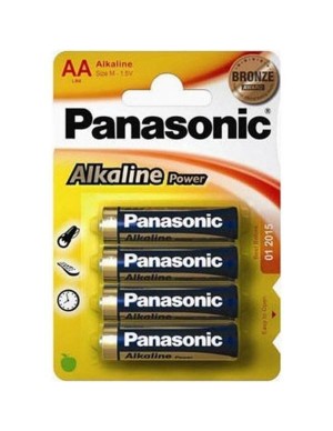 Pte. 4 pilas alcalinas Panasonic LR06-AA
