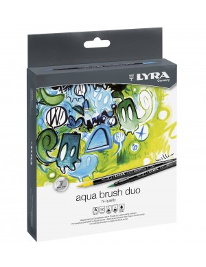 Caja 36 rotuladores Lyra Aqua Brush Duo