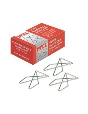 C/ 50 clips mariposa 40 mm Nº 10 Dohe 79198