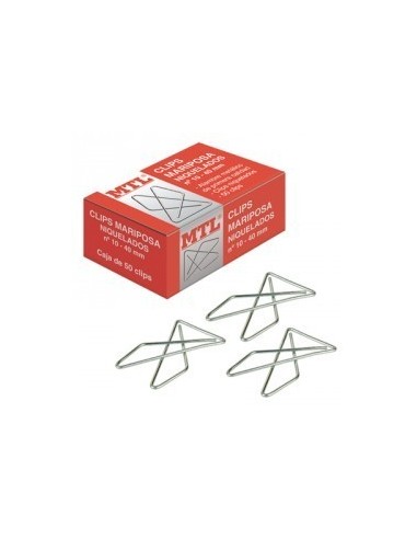 C/ 50 clips mariposa 40 mm Nº 10 Dohe 79198