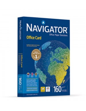 Pte. 250 hojas papel fotocopiadora A-4 Navigator 160gr.