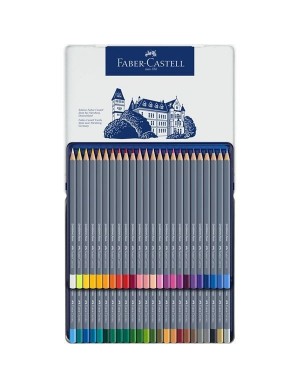 Estuche de metal 48 lápices acuarelables Goldfaber Aqua 114648 2