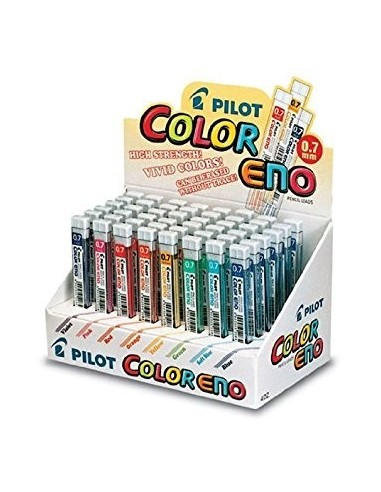 Tubo 6 minas colores  0.7 mm Pilot