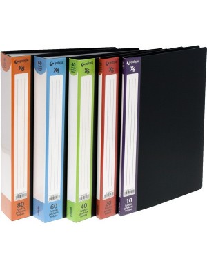 Carpetas de fundas fijas A-4  grafoplas xs