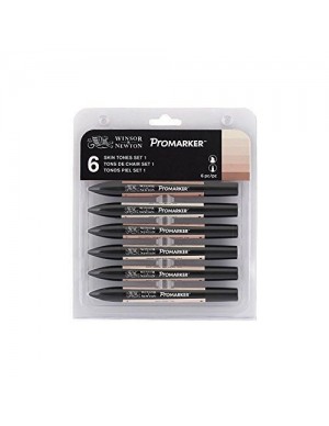 Blister  6 rotuladores Promarker tonos piel set 1-884955043288