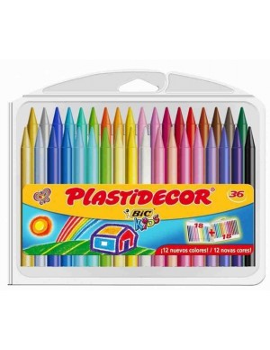 C/ 36 ceras plastidecor bic