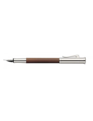 PLUMA ESTILOGRÁFICA GUILLOCHE COÑAC Graf Von Faber Castell 2