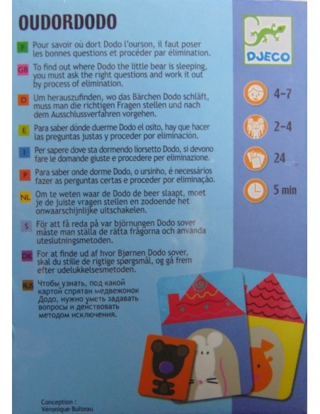 Juego de cartas OUDORDODO Djeco