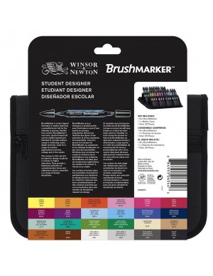 Estuche BrushMarker Winsor & Newton 24 rotuladores variados 2