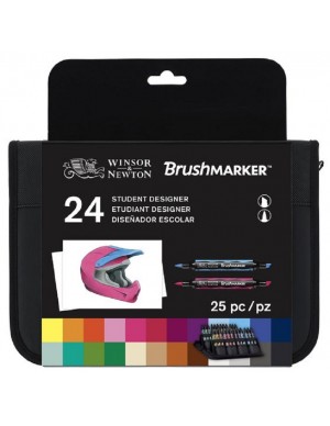 Estuche BrushMarker Winsor & Newton 24 rotuladores variados