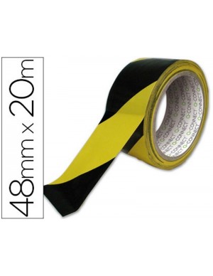 Cinta de seguridad amarilla y negra 20M X 48MM
