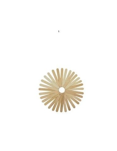 Pack 50 palos de madera natural anchos  15 cm