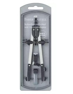 Compas Faber Castell articulado  de ajuste rápido Ref. 32722-8