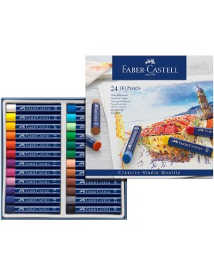 Estuche 24  pasteles grasos...