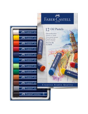 Estuche 12 pasteles grasos...