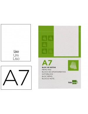 Bloc notas A-7 liso