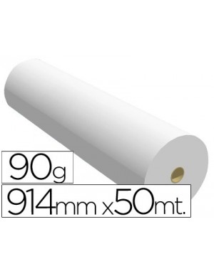 Rollo plotter  914 x 50 90 gr.