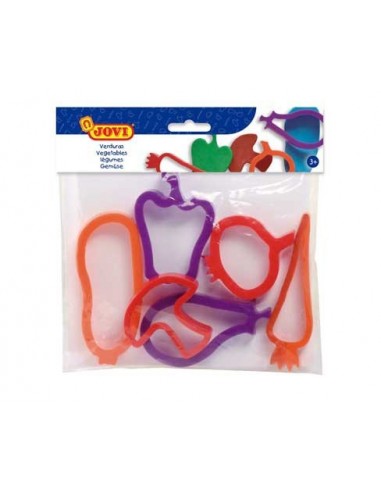 Bolsa 6 moldes animales granja