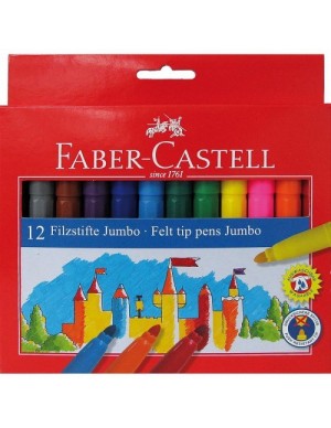 C/ 12 rotuladores jumbo  Faber castell